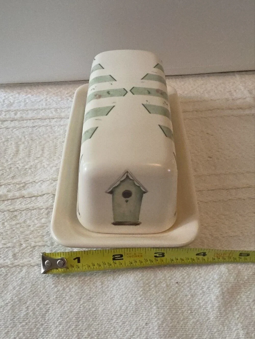 Vintage Pfaltzgraff Naturewood 1/4 lb Covered Butter Dish.